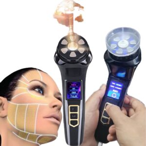 4-in-1 RF EMS Facial Beauty Device – Handheld Skin-Firming & Facial Massage Tool