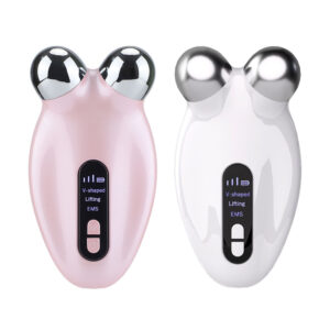 3-in-1 Facial Massager & Skin Tightening Beauty Device – EMS Microcurrent Face Lifting Roller
